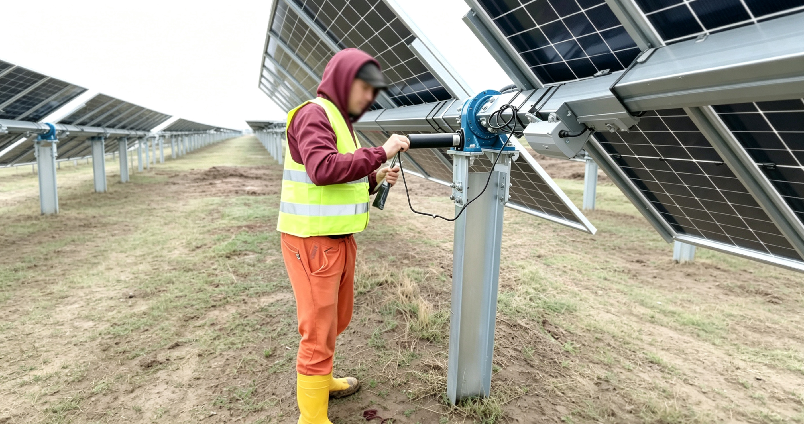 최신 회사 블로그 How much torque does a solar tracker slew drive require?